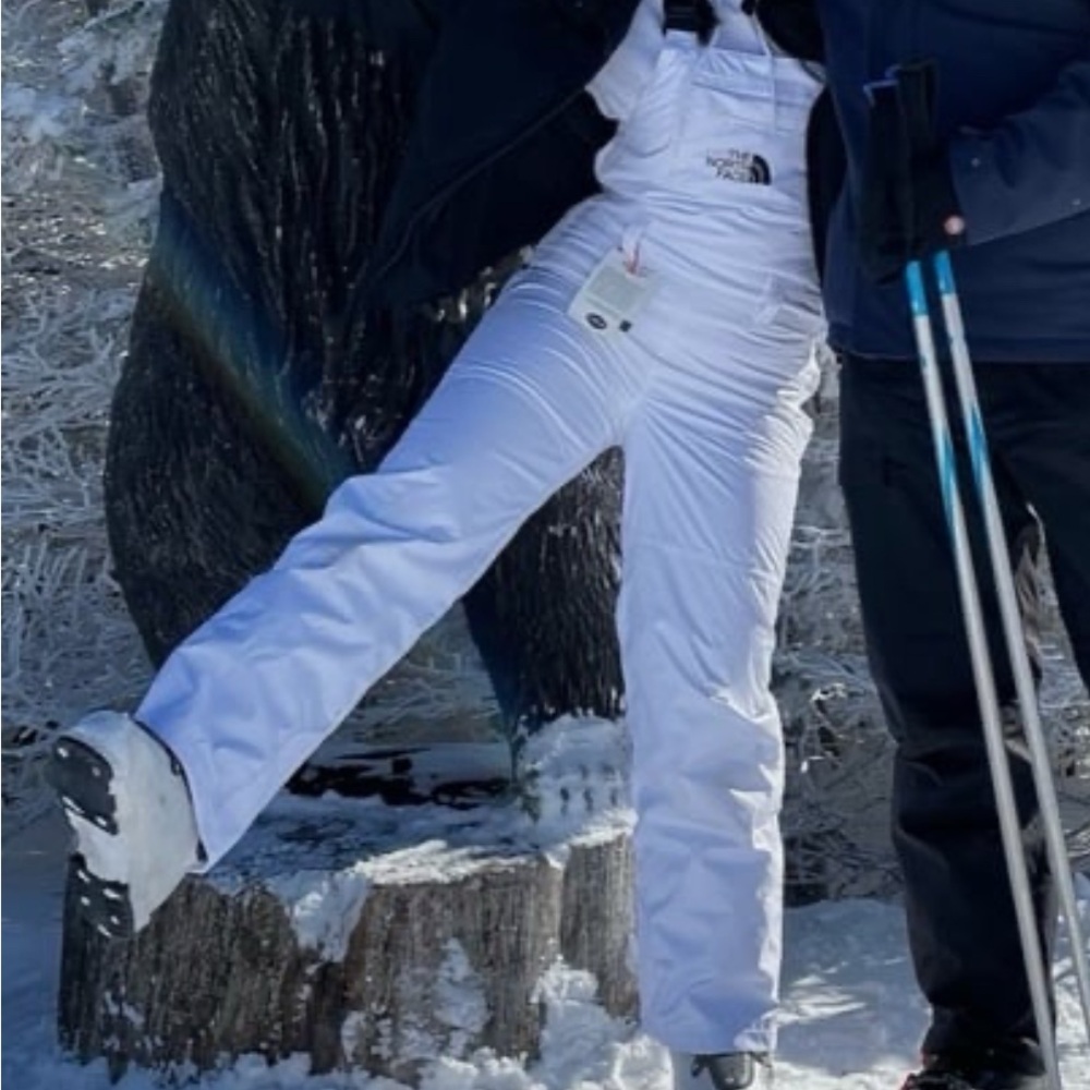 The North Face Insulated
Waterproof Snow jumpsuit White